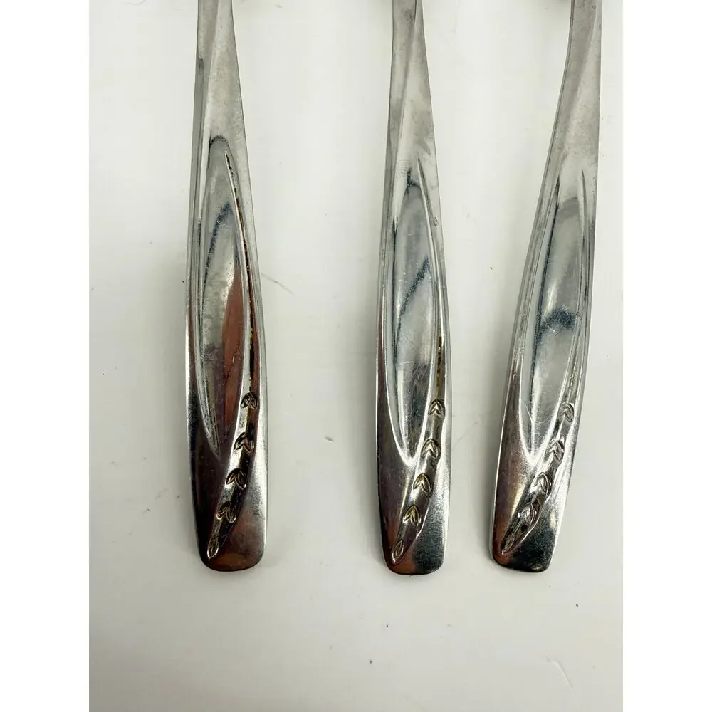 Vintage Rogers Cutlery Co USA Tablespoons Lot Of 3 Replacement Flatware